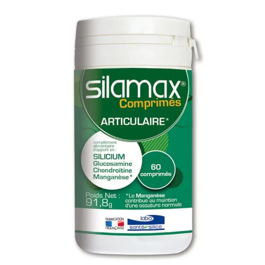 Une boite de SILAMAX de 60 comprimés de la marque Labo Santé Silice