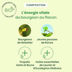 La composition du Un Sirop des Fumeurs Bio HerbalGem de 250ml