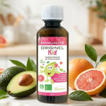 Sirop immunité bio Originel Kid 150ml avec fruits frais et feuilles vertes