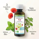 Sirop Sommeil Originel Kid 150ml Bio avec ingrédients naturels coquelicot mélisse marjolaine