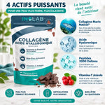 Skinform Collagène Marin Acide Hyaluronique 242g chocolat avec ingrédients actifs