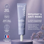 Endro crème contour yeux et lèvres 20ml anti-âge, soin naturel 2-en-1 fabriqué en France