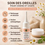Soin des oreilles Phyto'Lab 30ml pour chien et chat avec bénéfices nettoyage antiseptique