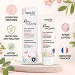Soin hydratant visage Aquatéal 50ml avec bénéfices: hydration profonde, protection anti-pollution, action antioxydante