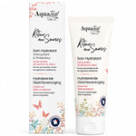 Crème hydratante visage Aquatéal 50ml tube blanc et rose, soin français