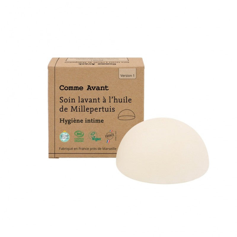 Soin lavant intime à l'huile de millepertuis - 50 g - Comme Avant