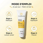 Soin matifiant miel manuka IAA15+ CicaManuka 40ml avec guide d'application en 4 étapes