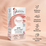 Henné Neutre Les Couleurs de Jeanne - soin naturel bio avec bénéfices brillance, volume et cuir chevelu apaisé
