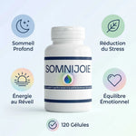 Somnijoie complément sommeil profond 120 gélules avec bénéfices: stress, énergie, équilibre émotionnel
