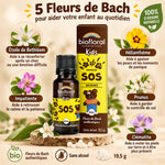 Biofloral SOS Secours granules enfants 19,5g sans alcool avec fleurs de Bach