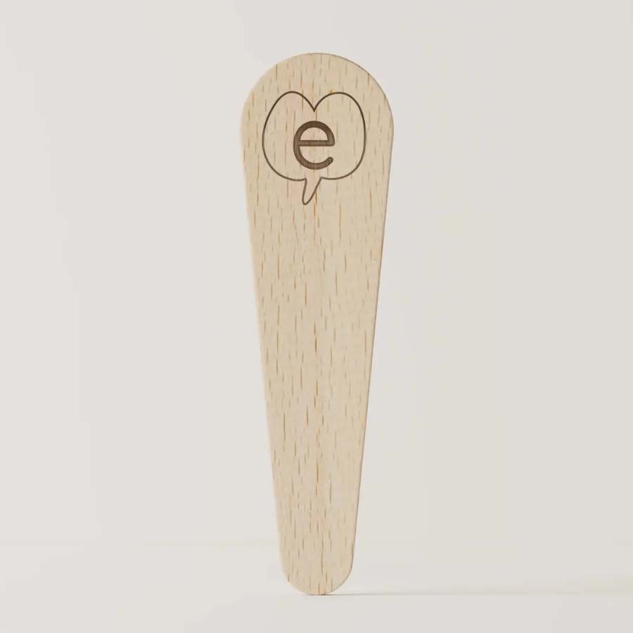 Une Petite spatule en bois de 6 cm de la marque Endro