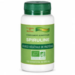 Spiruline bio AOSA Véritable 150 comprimés - Flacon blanc avec étiquette verte