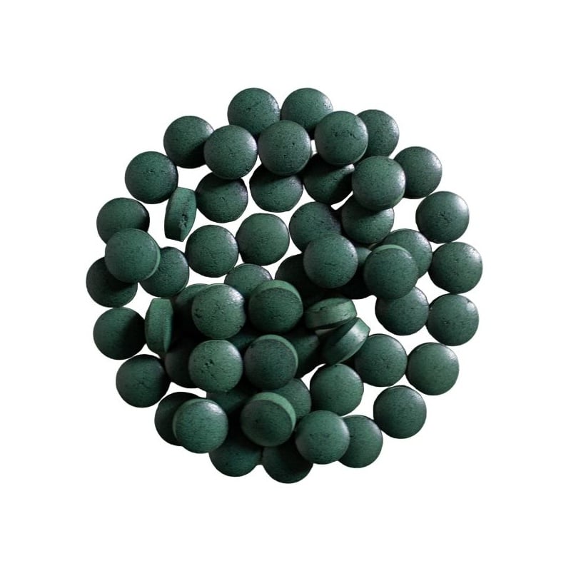 Zoom sur les comprimés de Spiruline bio Etika Spirulina
