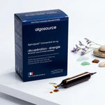 Spirulysat Concentré 50mg ampule - récupération et énergie AlgoSource boîte packaging bleu