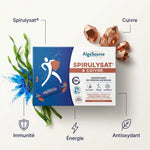 Spirulysat & Cuivre AlgoSource 20 ampoules - Renforce immunité et énergie naturelle