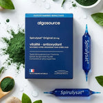 Spirulysat Original ampoules liquides spiruline AlgoSource avec algue verte fraîche