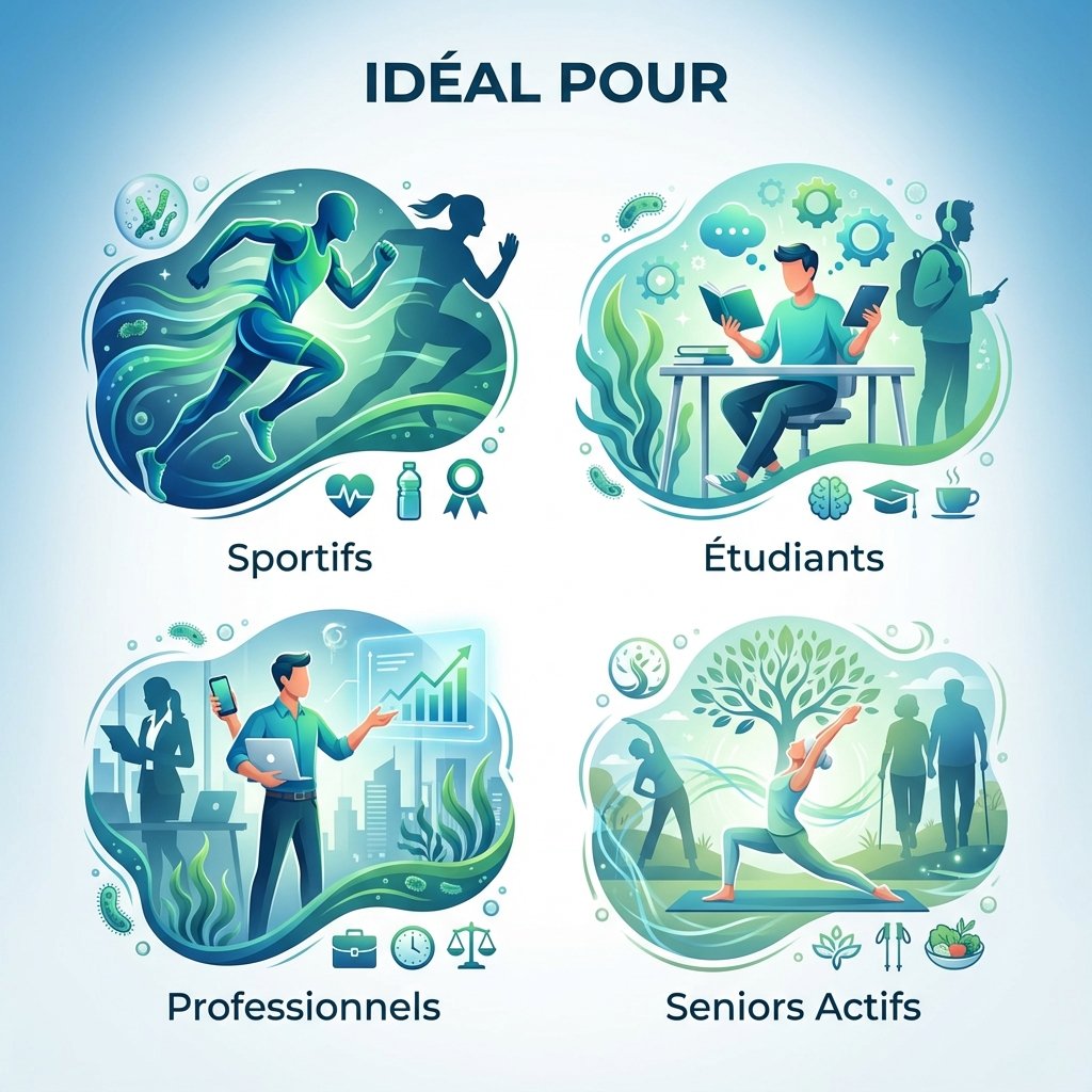 Spiruline Spirulysat Original idéale pour sportifs, étudiants, professionnels et seniors actifs
