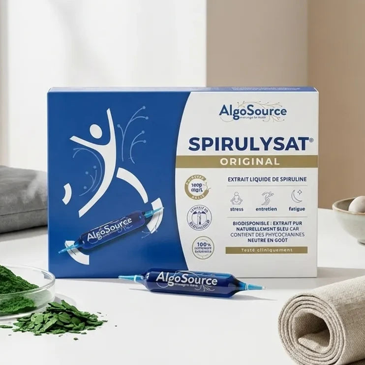Spirulysat Original ampoules 20x10ml AlgoSource spiruline liquide bien-être