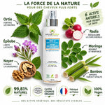 Spray anti-chute cheveux Bio 150ml avec ingrédients botaniques naturels certifiés COSMOS ORGANIC
