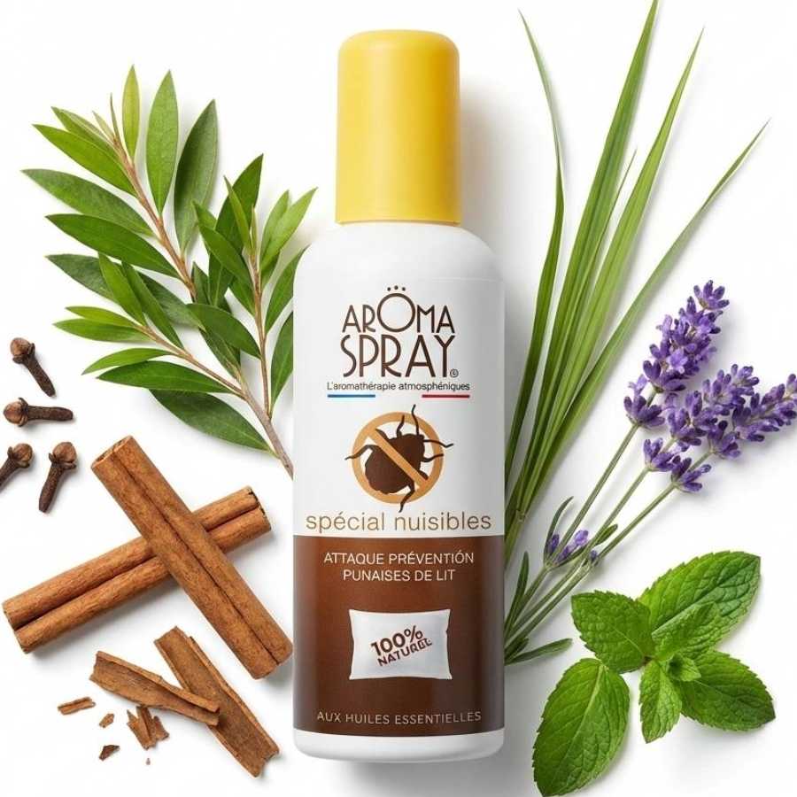 Spray Anti‑Punaises de Lit - 100ml - Aromaspray