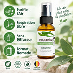 Spray Eucaly'pur Bio 30ml Pranarom menthe eucalyptus purifie air respiration