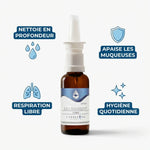 Spray nasal eau d'argent ionisée Catalyons 30ml avec bénéfices : nettoyage profond et respiration libre