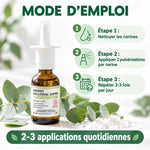 Spray nasal Argent colloïdal Dr Theiss 20ppm avec mode d'emploi et instructions d'application