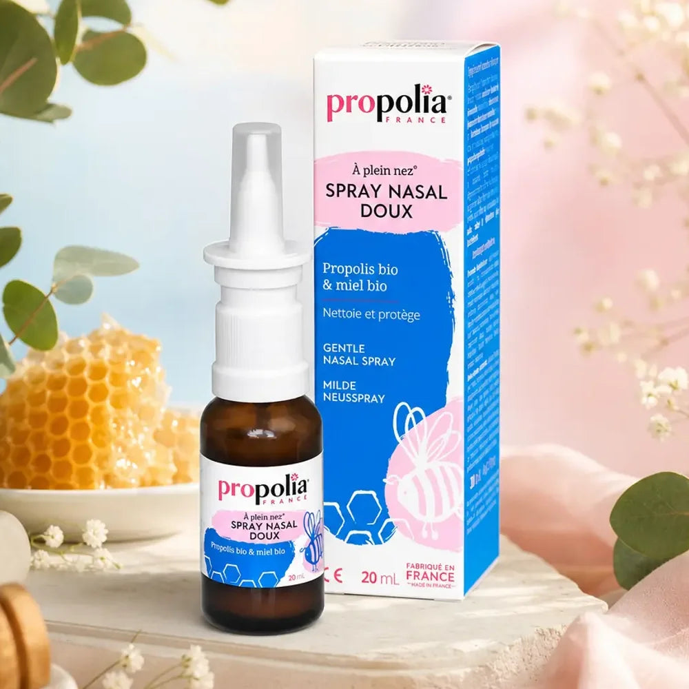 Spray nasal propolis bio prêle miel Propolia-Apimab 20ml avec eucalyptus et miel naturel