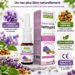 Spray nasal Propolis Verte et Lavande Bio Propos'Nature avec ingrédients naturels
