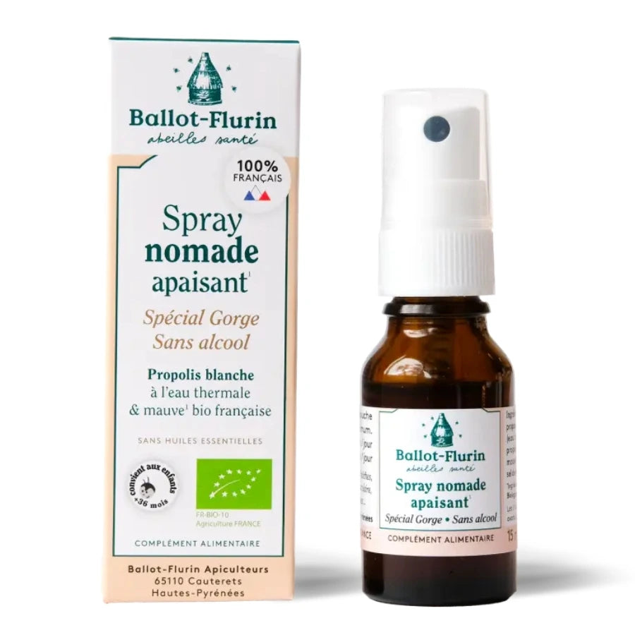 Un spray nomade apaisant de la marque ballot-flurin