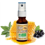 Spray Propolis gorge bio 20ml Abeille Forestière avec ingrédients naturels miel et plantes