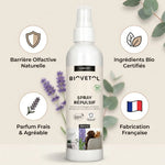 Spray répulsif anti marquage urinaire Biovetol 240ml avec bénéfices bio certifiés et fabrication française