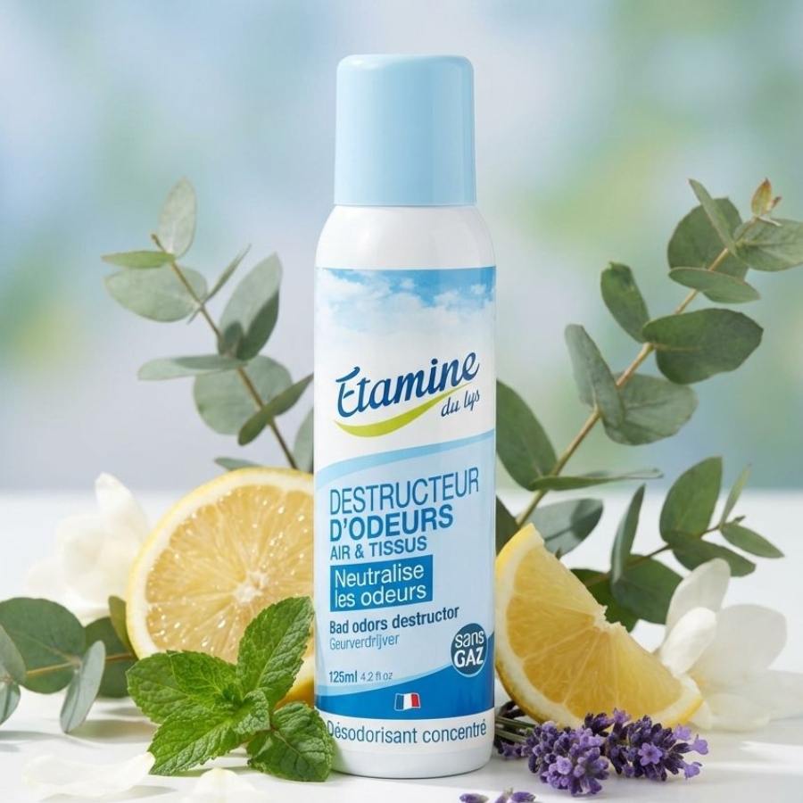 un Spray Destructeur d'Odeurs 125ml – Etamine du Lys