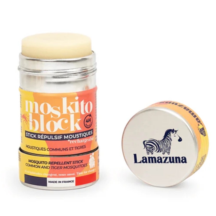 Un stick répulsif moustiques rechargeable de la marque Lamazuna