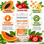 Stimuline LT Labo 30 comprimés papaye acérola vitamine C énergie immunité