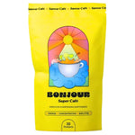 Un sachet de Bonjour Drink Super Café aux champignons adaptogènes, Saveur café