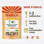 Super Topping Vert Spiruline Chanvre bio 170g Sol Semilla avec mode d'emploi