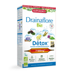 Une boite de Drainaflore Bio de 20 ampoules de Superdiet