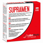 Boîte Supramen 10 gélules Labophyto, complément alimentaire en packaging rouge et blanc