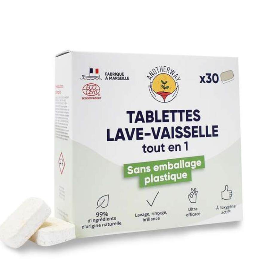 Tablettes Lave Vaisselle - 30 Tablettes - Anotherway