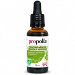Teinture mère propolis verte bio Propolia flacon 30ml avec pipette, certifiée AB