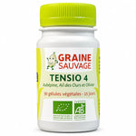 Tensio 4 complément alimentaire tension artérielle 90 gélules Graine Sauvage flacon blanc