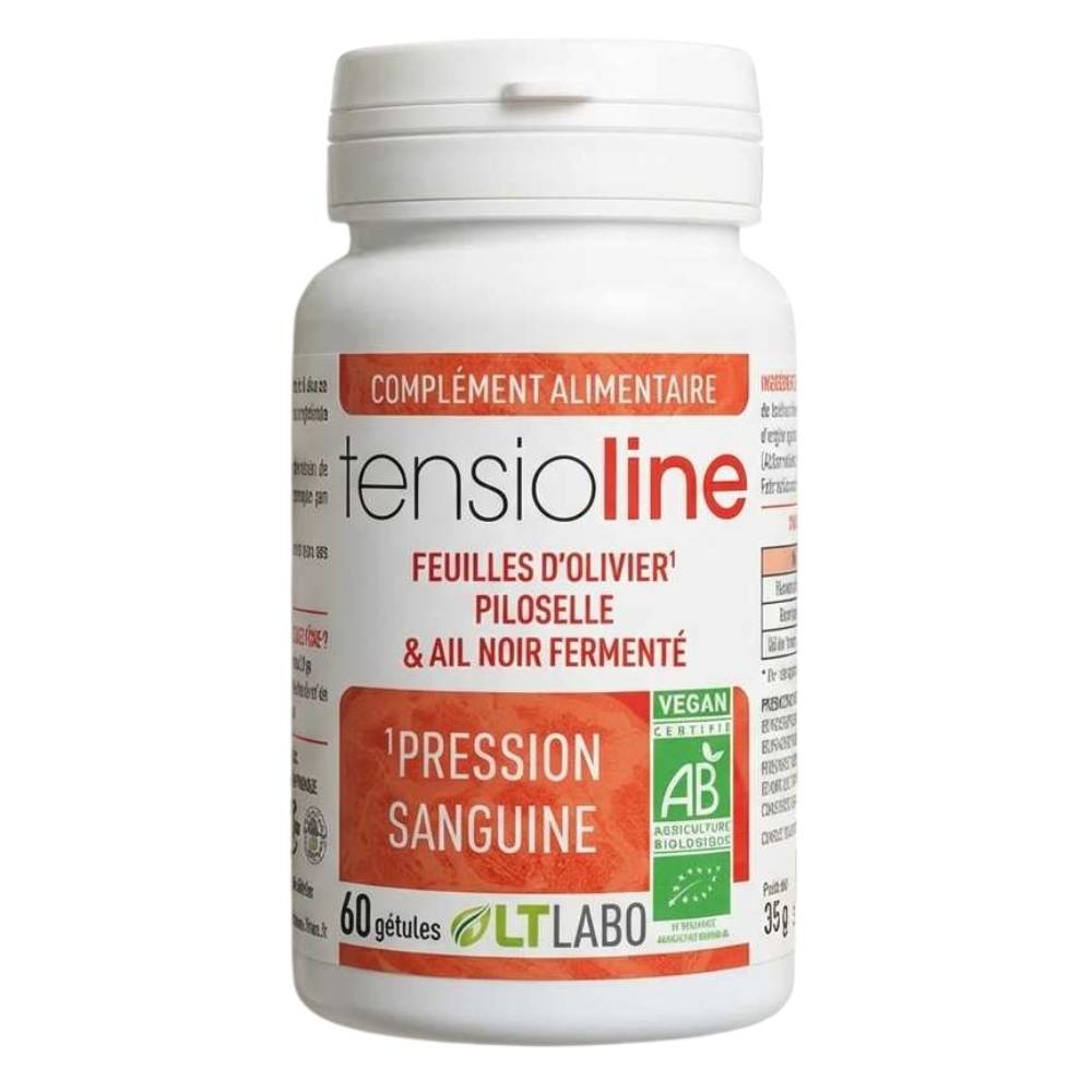 Une boite de Tensioline Bio de 60 gélules de LT Labo