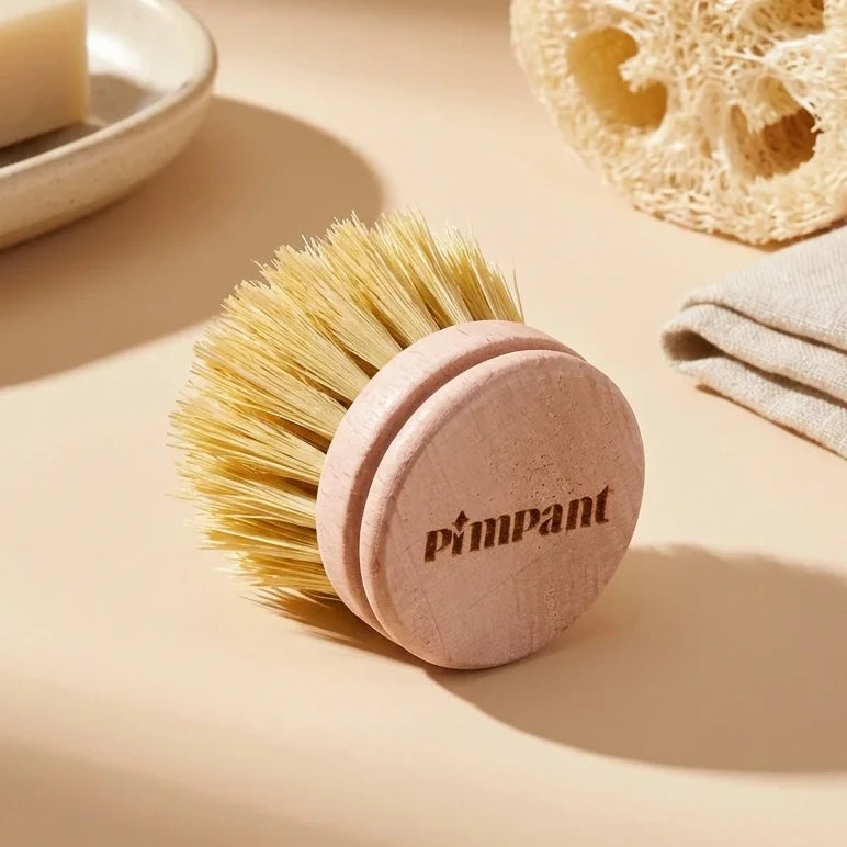 Tête de rechange brosse vaisselle Pimpant avec fibres naturelles agave, design écologique durable
