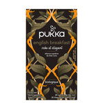 Une boîte de 20 sachets de Thé English Breakfast BIO de la marque Pukka