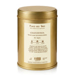 Boîte de thé noir Chayurveda Bio 100g Place des Thés sur fond blanc