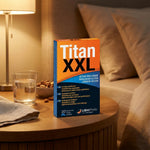 Titan XXL boîte de 20 gélules pour endurance et performance sur table de nuit