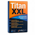 Boîte Titan XXL LaboPhyto complément endurance performance 20 gélules orange bleu
