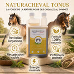 Tonus Cheval 1L Naturacheval - Supplément revitalisant pour énergie et récupération équine