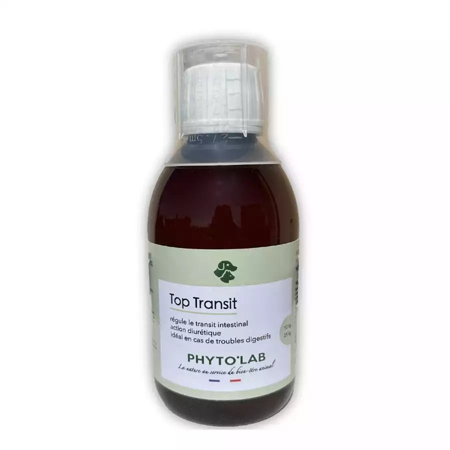 Un flacon de 250 ml de Top Transit de la marque Phyto'lab